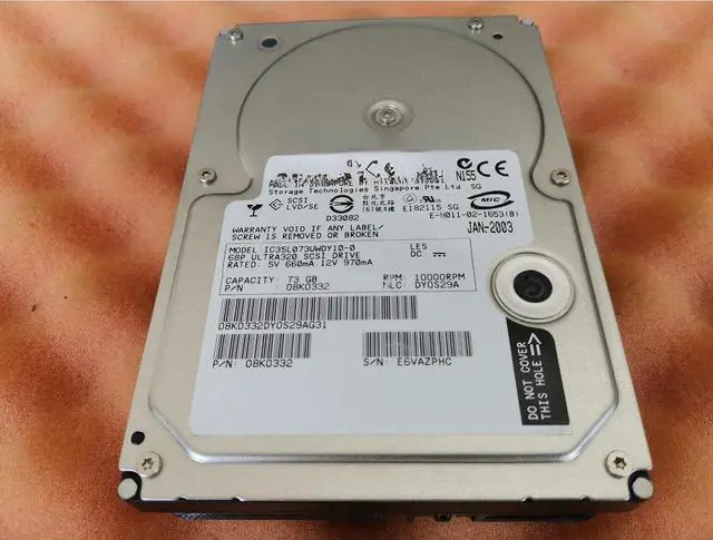 Main image of For Hitachi/IBM IC35L073UWDY10-0 73G 10K U320 68 pin SCSI hard disk 08K0332