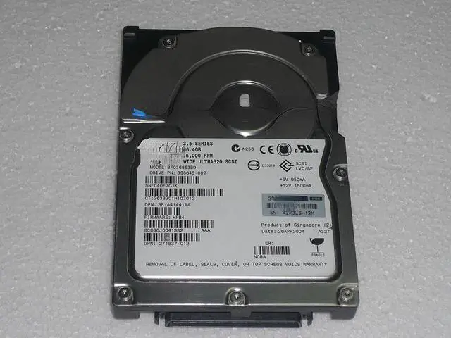 Main image of For HP 36.4G 15K U320 SCSI hard disk BF036863B9 306645-002 271837-012