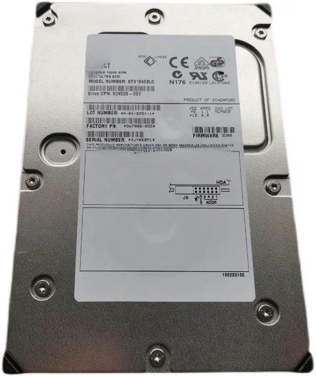 Main image of For HP 524503-001 ST318453LC 17.9G/18G 15K U320 80 pin SCSI hard disk 3D00