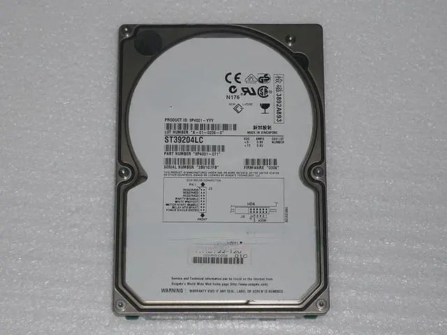 Main image of For SEAGATE 9.1G ST39204LC 9G 10K U160 80 pin SCSI hard disk