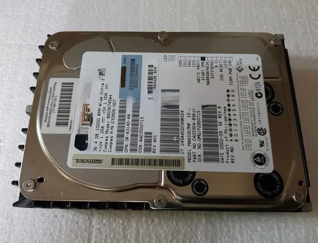 Main image of For HP 233806-007 BD036745A4 36G 10K U3 68 pin SCSI hard disk MAN3367MP