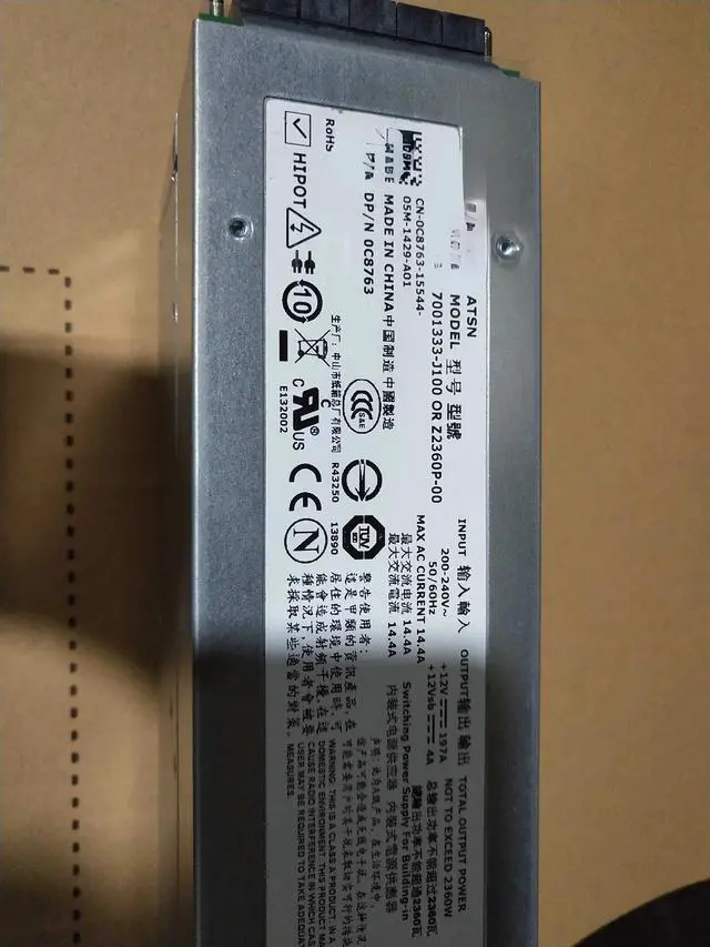 Main image of For DELL M1000E power supply 0C109D 0CF4W2 0G803N 0U898N 0Y004D 0TJJ3M