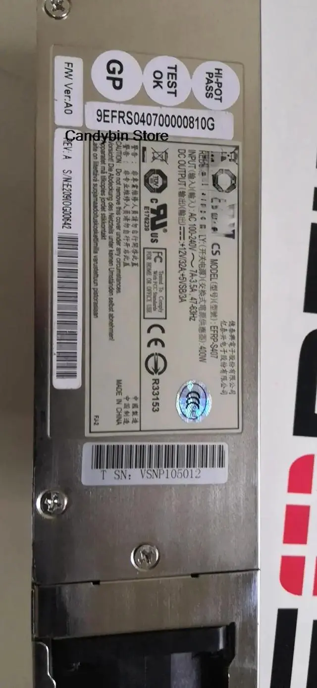 Main image of For Feita FORTIGATE FG-600C FG-1000C firewall power supply EFRP-S407