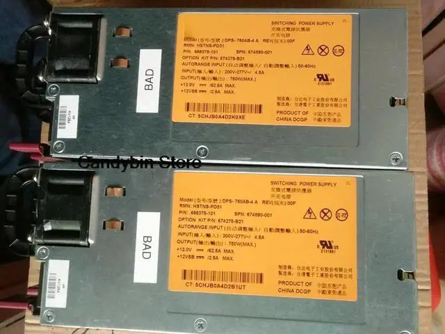 Main image of For DPS-750AB-4 A HSTNS-PD31 666375-101 674275-B21 674890