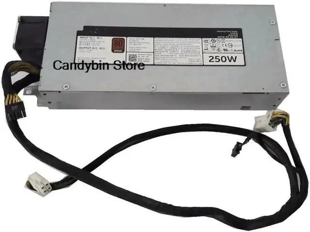 Main image of R230 250W Power Supply 9J6JG 09J6JG P59VM 0P59VM AC250E-S0 D250E-S0 DPS-250AB-102 Fast ship