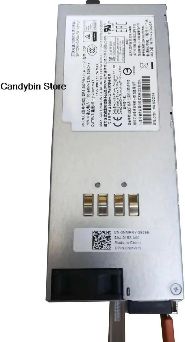 Main image of for power supply for DPS-200PB-191 A 0NMPRY NMPRY N3024 N3048