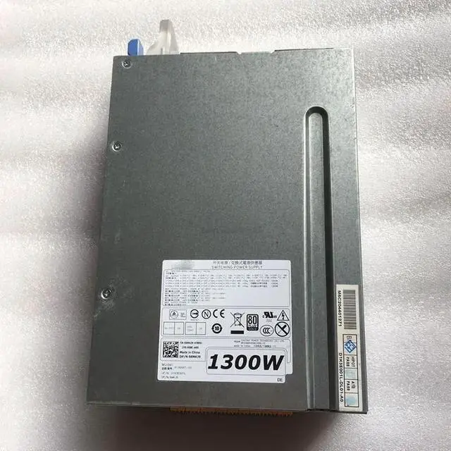 Main image of For Workstation Power Supply for T7600 T5600 H1300EF-00 6MKJ9 V5K16 0T6R7 H3HY3 D1300EF-02 1300W