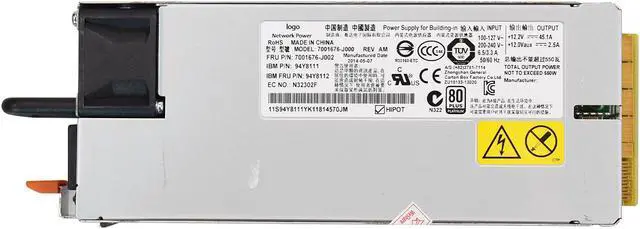 Main image of For IBM X3550 X3650M4 550W Server power 94Y8111 94Y8112 7001676-J002 Power Supply