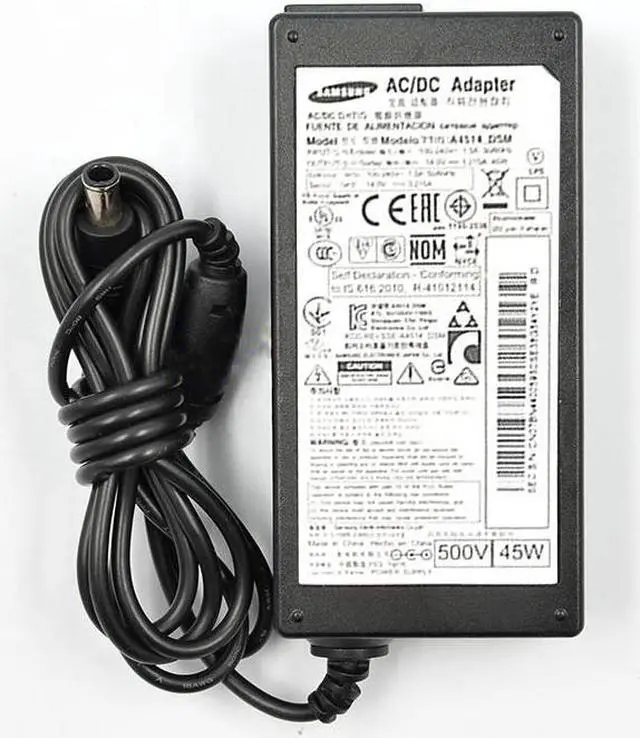 Main image of power adapter A4514-DSM A4514 DSM for Samsung S27D590C S27E591 LT24C550ND 14V 3.215A display adapter