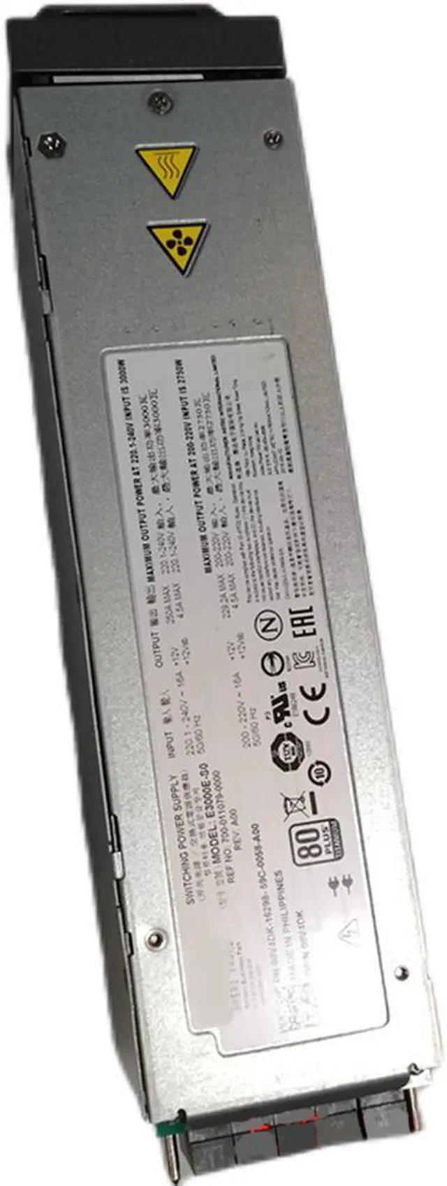 Main image of For DELL M1000E Flex Blade Server Power Supply 3000W 8V4DK 08V4DK E3000E-S0