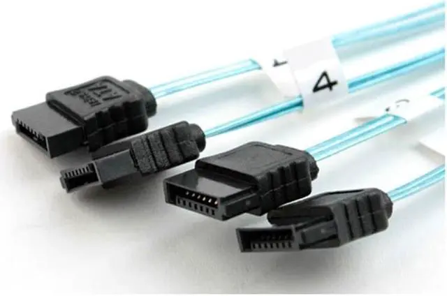Main image of Internal Mini SAS (SFF-8087) to 4x SATA 7-Pin F Forward Breakout Cable 50CM