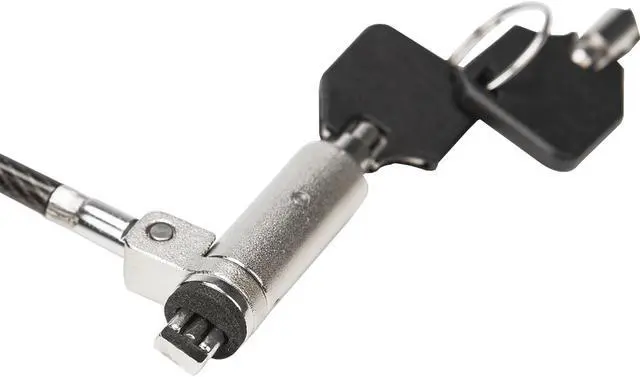 Alt view image 4 of 8 - Rocbolt R20 Slim Laptop Security Cable w/ Key Lock & 2 Keys 10mm Lock Head