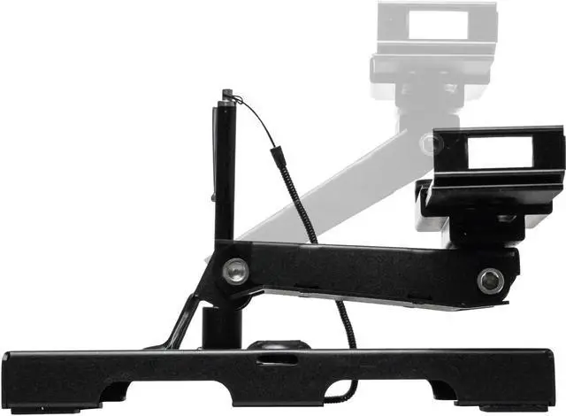 Alt view image 7 of 14 - CTA Digital Flat-Folding Tabletop Security Stand for 7-14 Inch Tablets - Up to 14" Screen Support - 10" Height x 8.3" Width x 7.3" Depth - Countertop, Wall Mountable, Tabletop - Me