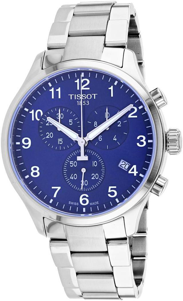 Alt view image 5 of 10 - Tissot T116.617.11.047.01 Chrono XL Men's Watch Silver 45mm Stainless Steel