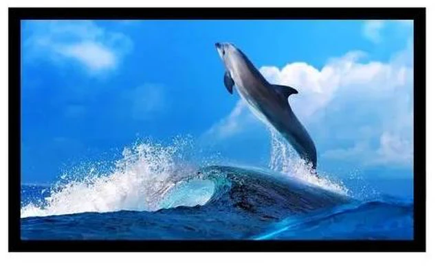 Main image of eGalaxy 100" Fixed Frame 4K Projector Screen - Matte Grey 16:9 (PSF100AG)
