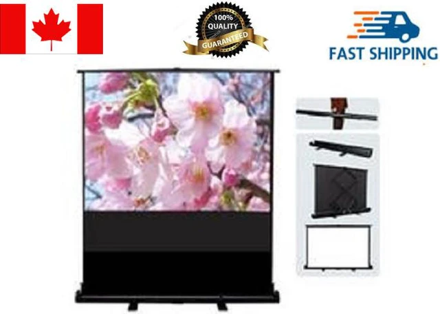 Alt view image 2 of 2 - eGALAXY® 100" 4:3 FLOOR UP PROJECTOR SCREEN FS100B