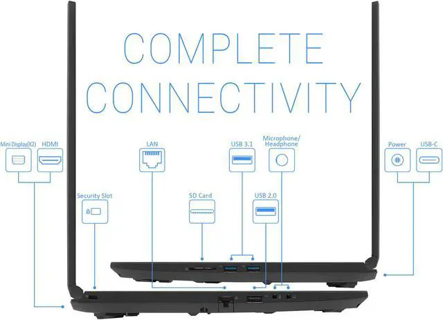 Alt view image 19 of 20 - Evoo Gaming 15.6” Laptop, FHD, 120Hz, AMD Ryzen 7 4800H Processor, NVIDIA GeForce RTX 2060, THX Spatial Audio, 512GB SSD, 16GB RAM, RGB Backlit Keyboard, HD Camera, Windows 10 Home, Black (EG-LP7-BK)