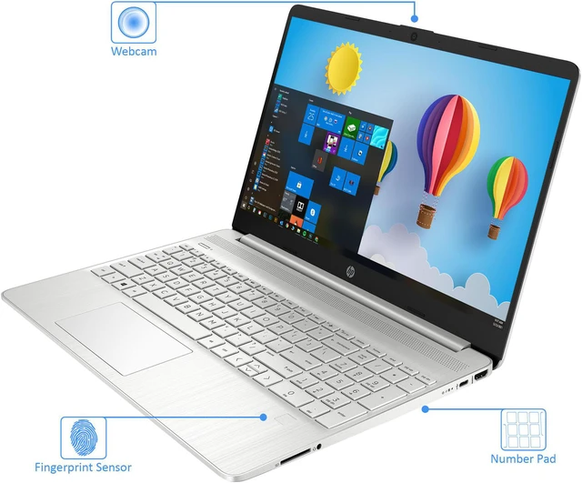 Alt view image 10 of 12 - HP - 15.6" Laptop Intel Core i5 - 8GB Memory - 256GB SSD - Natural Silver
Notebook 15-dy2093dx