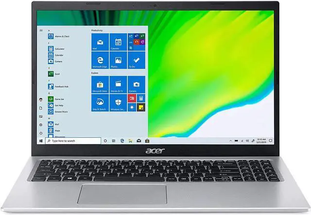 Alt view image 8 of 20 - Acer Aspire 5 A515-56-36UT Slim Laptop | 15.6" Full HD Display | 11th Gen Intel Core i3-1115G4 Processor | 4GB DDR4 | 128GB NVMe SSD | WiFi 6 | Amazon Alexa | Windows 10 Home (S Mode)