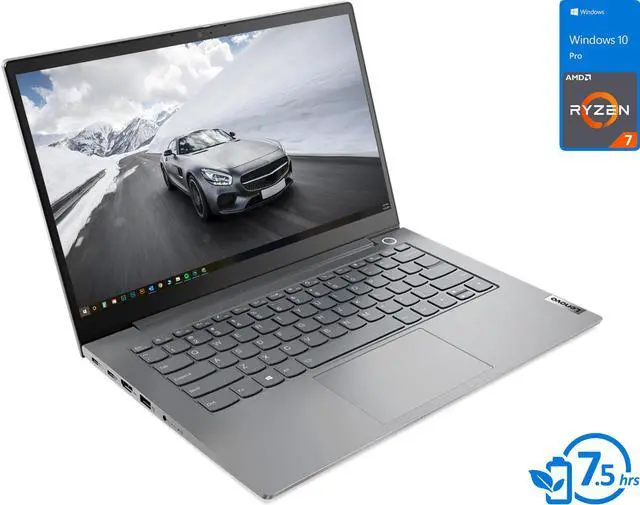 Alt view image 15 of 20 - Lenovo ThinkBook 14 G3 ACL 21A2009DUS 14" Notebook - Full HD - 1920 x 1080 - AMD Ryzen 7 5700U Octa-core (8 Core) 1.80 GHz - 24 GB RAM - 512 GB SSD - Mineral Gray - AMD Chip - Windows 10 Pro - AM