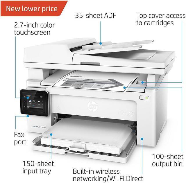 Alt view image 5 of 6 - HP LaserJet Pro MFP M130fw (G3Q60A#BGJ) Duplex 600 x 600 DPI USB/Wireless Monochrome Laser MFP Printer.
