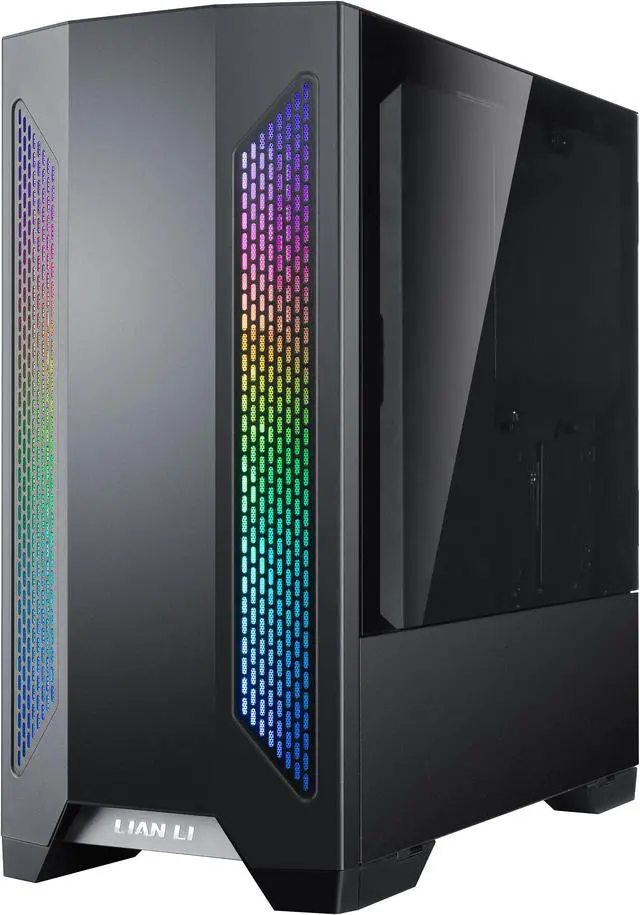 Alt view image 5 of 10 - LIAN LI LANCOOL II BLACK Tempered Glass ATX Case -Black Color -LANCOOL II -X