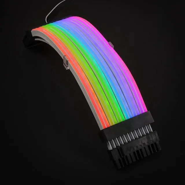 Main image of LIAN LI STRIMER PLUS 24 Pins Addressable RGB Power Extension Cable - Strimer 24 Pins