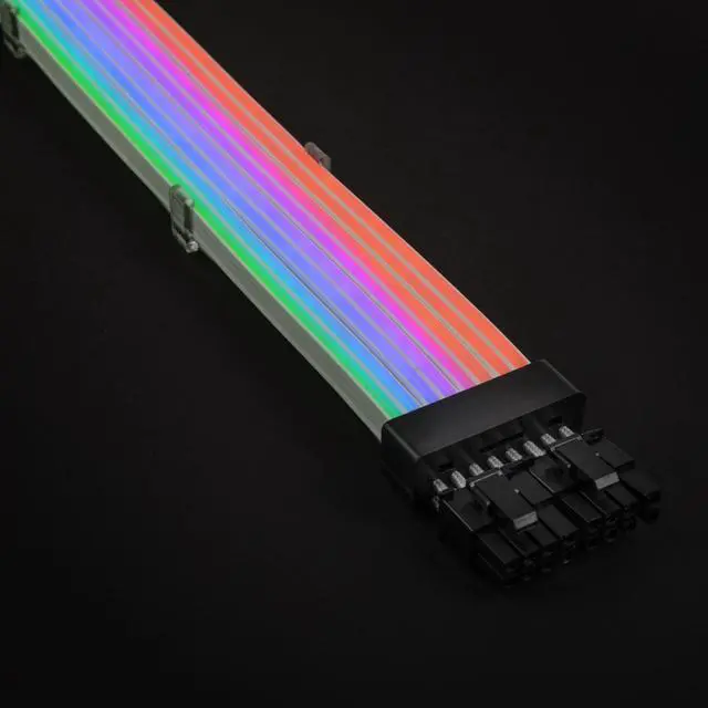 Alt view image 7 of 16 - LIAN LI STRIMER PLUS  8 Pins Addressable RGB VGA power cable---- Strimer 8 pins (1Year Warranty)
