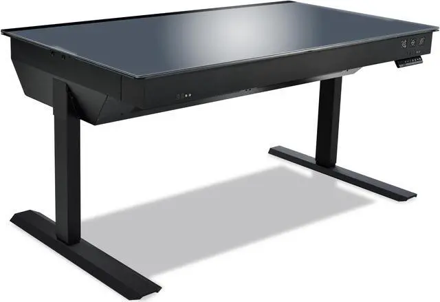 Main image of LIAN LI DK-05 FX Black Aluminum / Steel Desk Computer Case 2 x ATX PSU (Optional) Power Supply