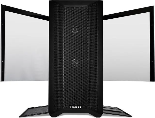 Alt view image 5 of 7 - LIAN LI LANCOOL II MESH PERFORMANCE BLACK Tempered Glass ATX Case -Black Color -LANCOOL II  MESH PERFORMANCE-X