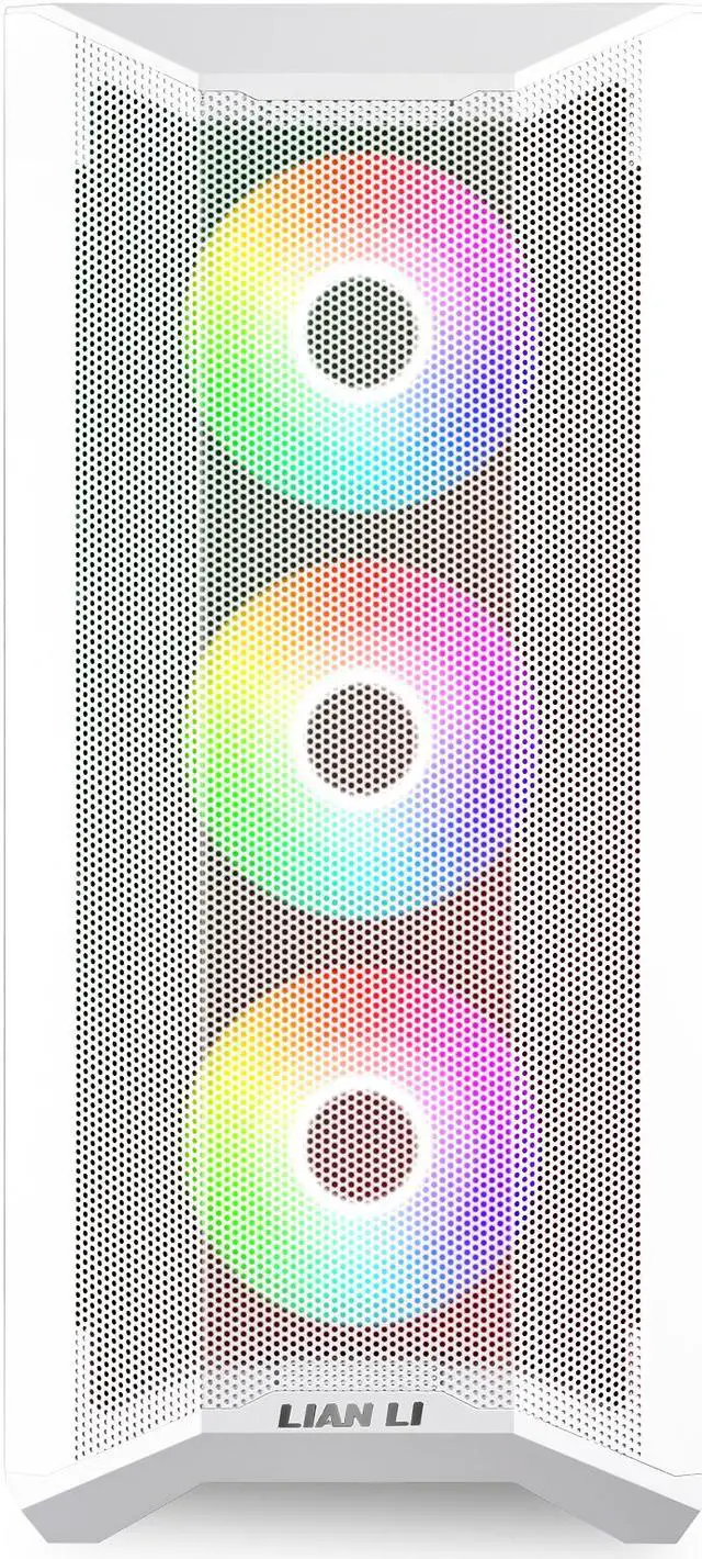 Alt view image 4 of 12 - LIAN LI LANCOOL II MESH RGB WHITE Tempered Glass ATX Case - White Color - LANCOOL II MESH RGB-W