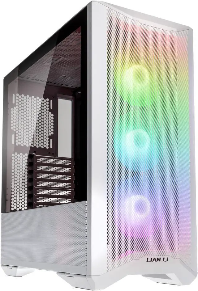 Main image of LIAN LI LANCOOL II MESH RGB WHITE Tempered Glass ATX Case - White Color - LANCOOL II MESH RGB-W