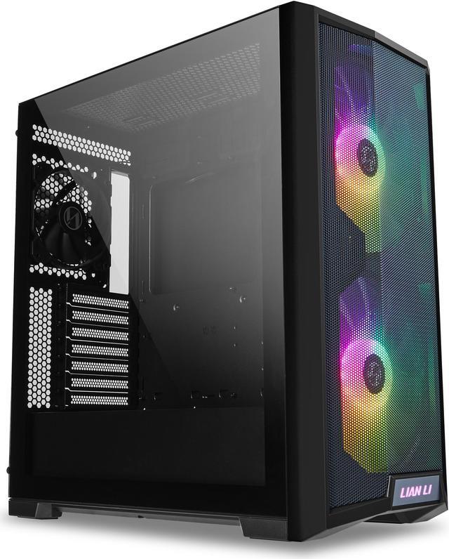 Alt view image 6 of 10 - LIAN LI LANCOOL 215 X Black Steel / Tempered Glass ATX Mid Tower Computer Case