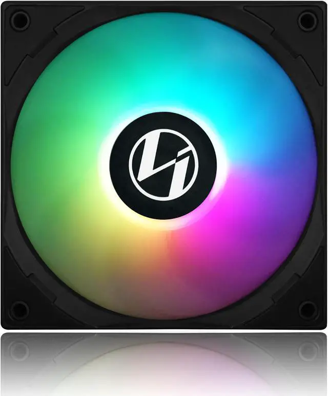LIAN LI ST120-3B ,12CM ARGB FANS , BLACK COLOR , 3 FANS PACK