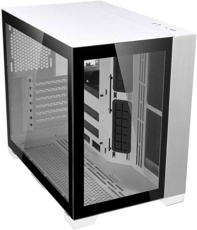 Alt view image 3 of 14 - LIAN LI O11D MINI-W White SPCC / Aluminum / Tempered Glass ATX Mini Tower Computer Case