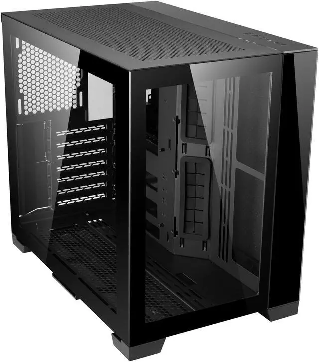 Alt view image 7 of 14 - LIAN LI O11D MINI-X Black SPCC / Aluminum / Tempered Glass ATX Mini Tower Computer Case