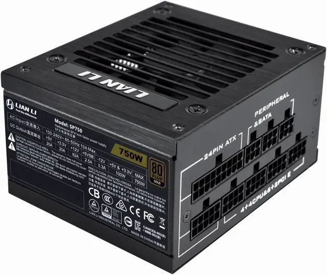 Alt view image 4 of 8 - LIAN LI SP 750  Performance SFX Form Factor Power Supply - SP750