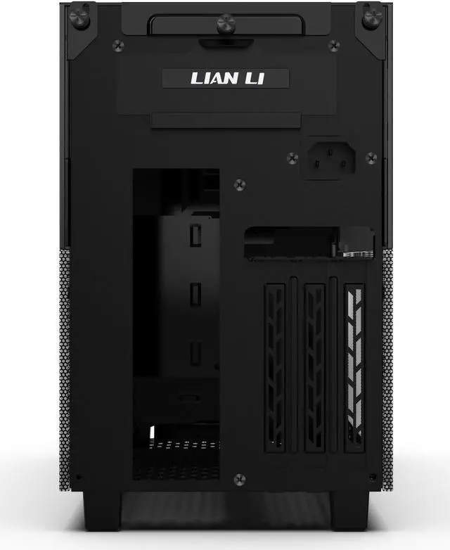 Alt view image 7 of 10 - LIAN LI Q58 Black Color  SPCC / Aluminum / Tempered Glass  Mini Tower Computer Case , PCI3.0 Riser Card Cable Included ---Q58X3