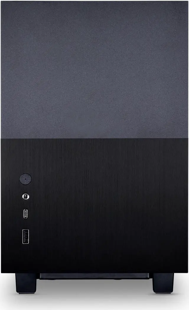 Alt view image 5 of 10 - LIAN LI Q58 Black Color  SPCC / Aluminum / Tempered Glass  Mini Tower Computer Case , PCI3.0 Riser Card Cable Included ---Q58X3