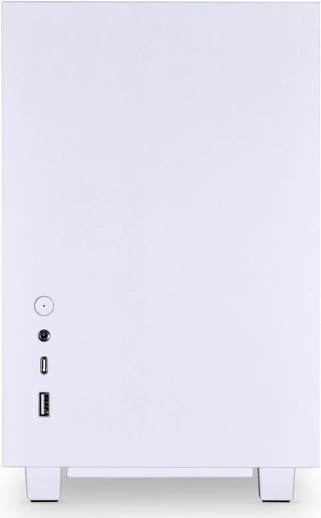 Alt view image 4 of 13 - LIAN LI Q58 White Color  SPCC / Aluminum / Tempered Glass  Mini Tower Computer Case , PCI4.0 Riser Card Cable Included ---Q58W4