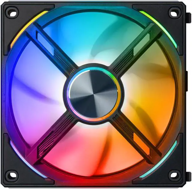 Alt view image 4 of 6 - LIAN LI UNI FAN AL120 RGB BLACK 3X 12CM FAN PACK WITH CONTROLLER  ---UF-AL120-3B