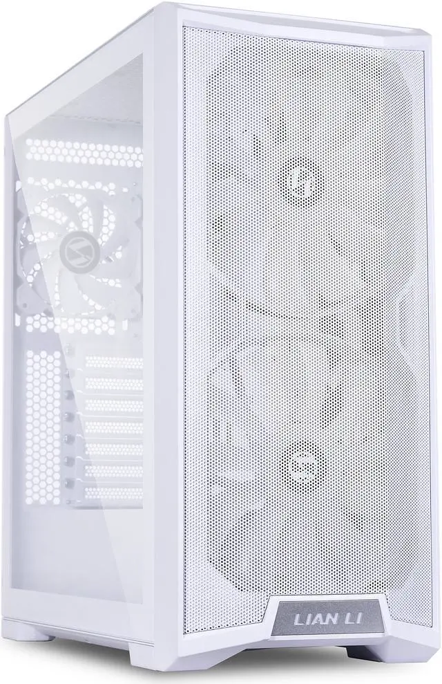 Alt view image 5 of 15 - LIAN LI LANCOOL 215 W White  Steel / Tempered Glass ATX Mid Tower Computer Case----- Lancool 215 W