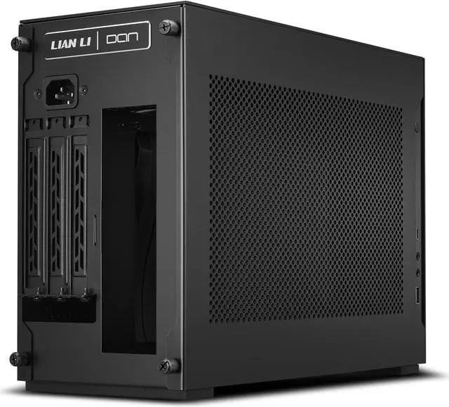 Alt view image 5 of 10 - LIAN LI A4-H2O Black SPCC / Aluminum Mini-ITX Computer Case, PCI4.0 Riser Card Cable Included (A4-H2O X4)