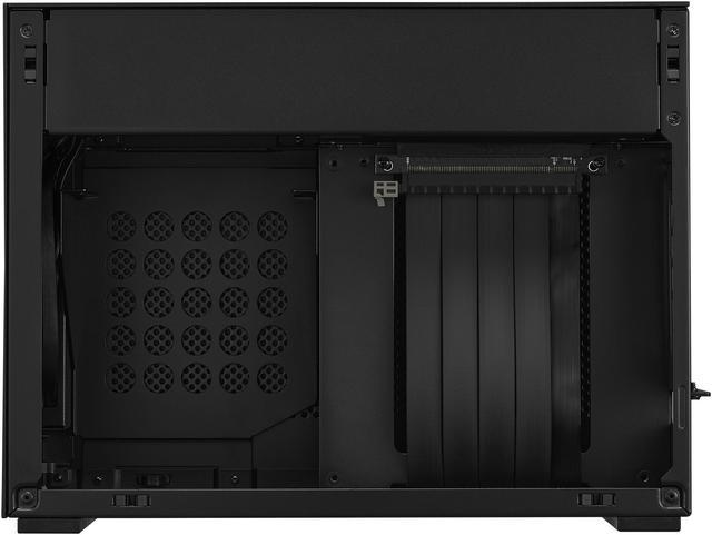 LIAN LI A4-H2O Black SPCC / Aluminum Mini-ITX Computer Case, PCI4