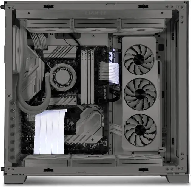 Alt view image 2 of 14 - LIAN LI Premium PCI-E 16X 4.0 White Extender Riser Cable 600 mm , White Color ---PW-PCI-4-60W