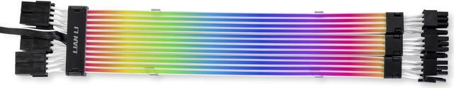 Alt view image 2 of 13 - LIAN LI Strimer  Plus V2 Triple 8 Pin -- Addressable RGB VGA Power Cable (L Connect 3.0 Controller not included)---- Strimer Plus V2 Triple 8 Pin
