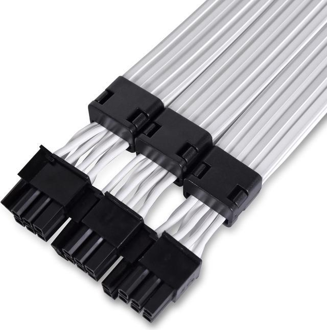 Alt view image 7 of 13 - LIAN LI Strimer  Plus V2 Triple 8 Pin -- Addressable RGB VGA Power Cable (L Connect 3.0 Controller not included)---- Strimer Plus V2 Triple 8 Pin
