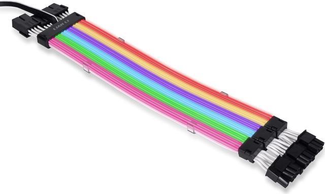 Alt view image 4 of 13 - LIAN LI Strimer  Plus V2 Triple 8 Pin -- Addressable RGB VGA Power Cable (L Connect 3.0 Controller not included)---- Strimer Plus V2 Triple 8 Pin