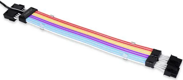 Alt view image 6 of 13 - LIAN LI Strimer  Plus V2  8 Pin Addressable RGB VGA power cable-(No Controller Included )-- Strimer Plus V2 8 pin