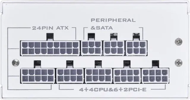 Alt view image 3 of 14 - LIAN LI SP850W, White color , Performance SFX Form Factor Power Supply - SP850W